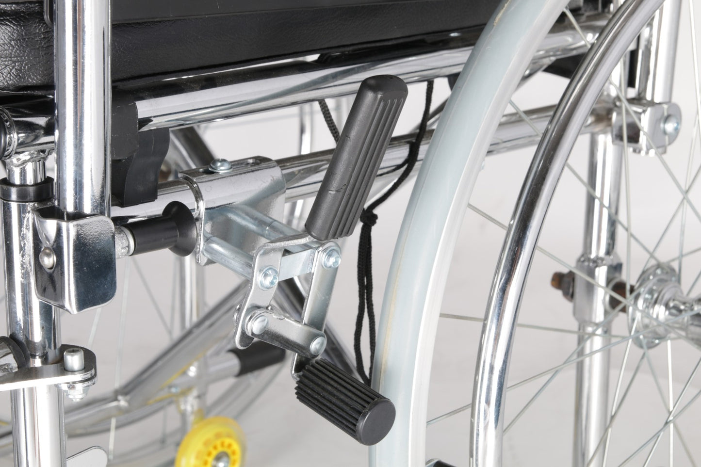 Foldable U Cut Commode Wheelchair with Flip-up Armrest & Detachable Footrest CureClouds