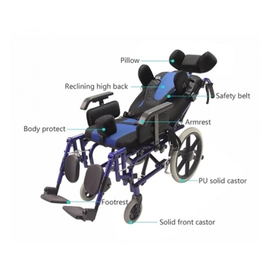 CP Child Wheelchair - Cure Clouds -null
