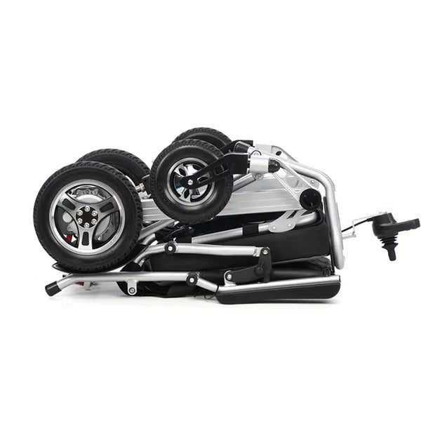 Esleh Travel Ultra Lightweight Easy to Carry Foldable Power Wheelchair - Cure Clouds - Cure Clouds -null