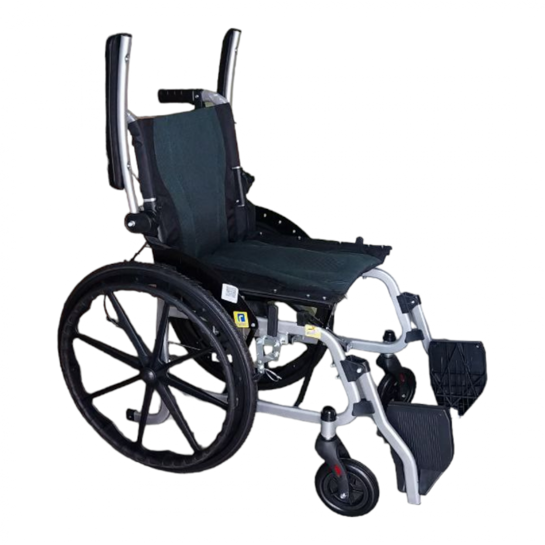 Karma Ryder 14 Aluminum Wheelchair with Flip-Up Armrest & Footrests Lightweight Aluminum Folding wheelchairs CureClouds