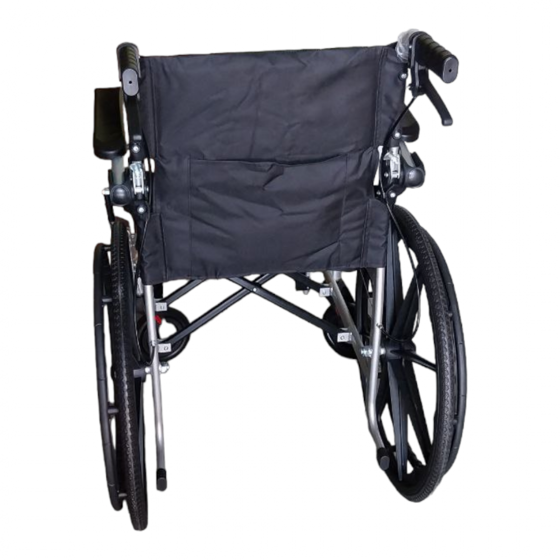 Karma Ryder 14 Aluminum Wheelchair with Flip-Up Armrest & Footrests Lightweight Aluminum Folding wheelchairs CureClouds