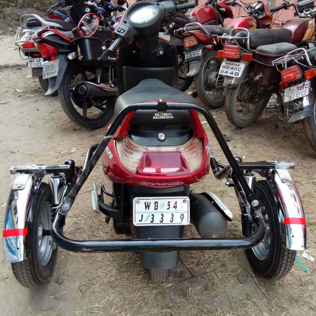 Side Wheel Attachment Kit For Hero Pleasure