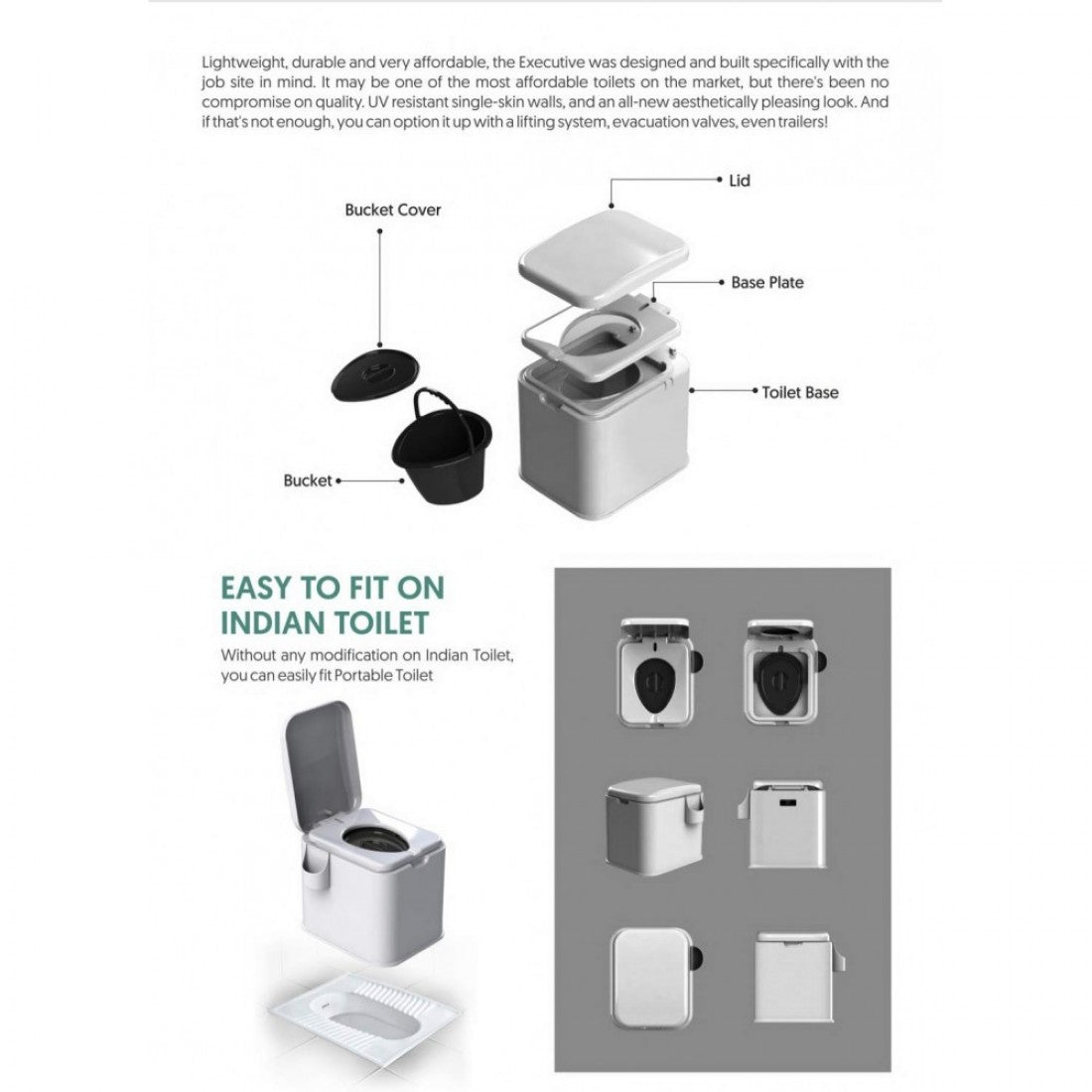Supremo Portable Toilet - Cure Clouds -null