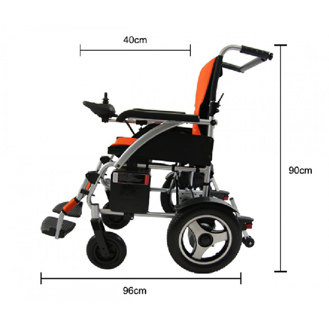 Ultra Lightweight Standard Power Wheelchair with Lithium Battery - Cure Clouds -null