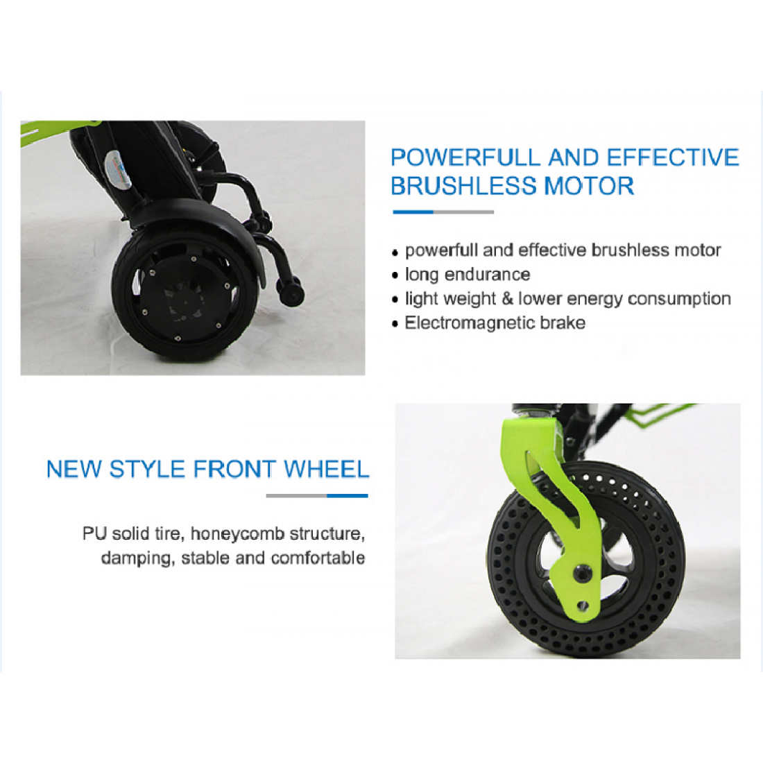 Ultralight Portable Compact Folding Easy to Carry Airplane Power Wheelchair - Cure Clouds -null