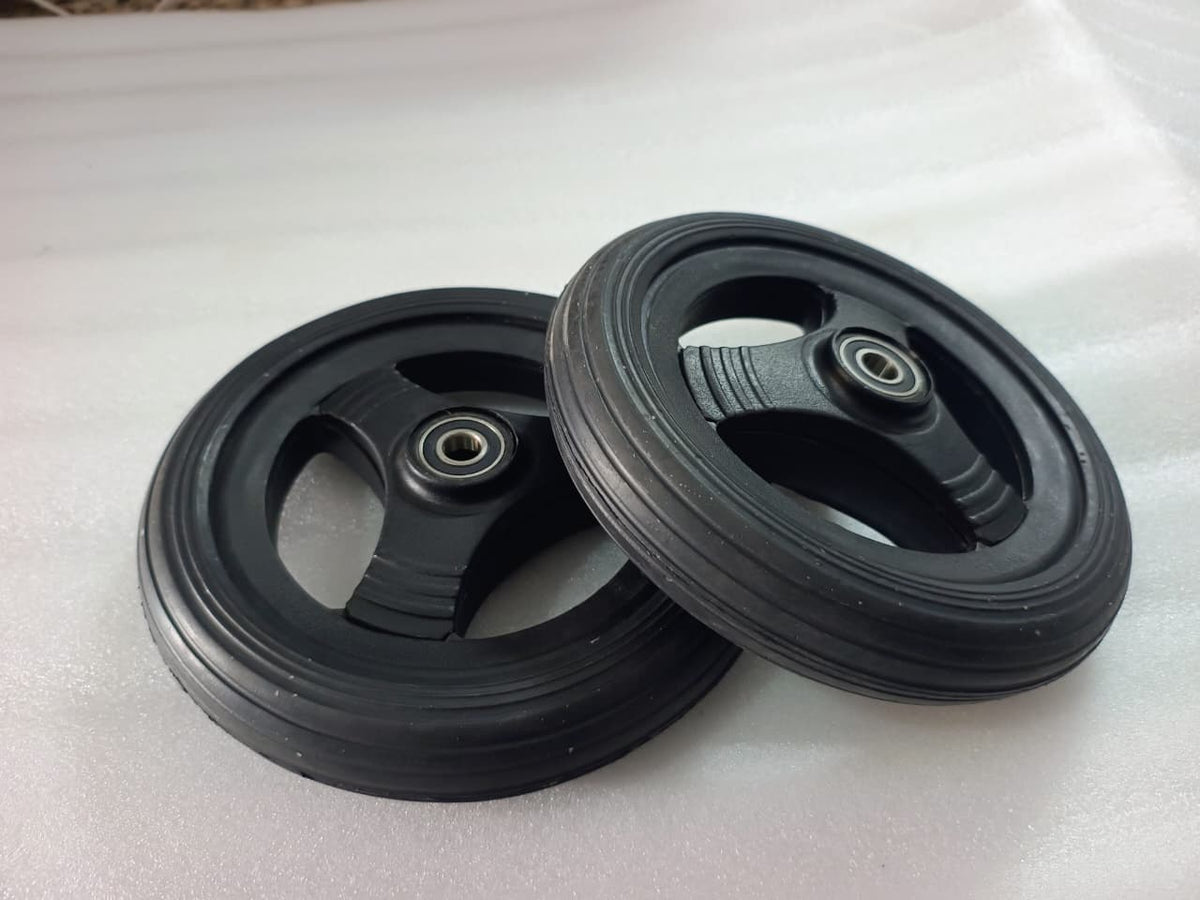 8 inch Front Castor Wheels For Wheelchair (Pack of 2)