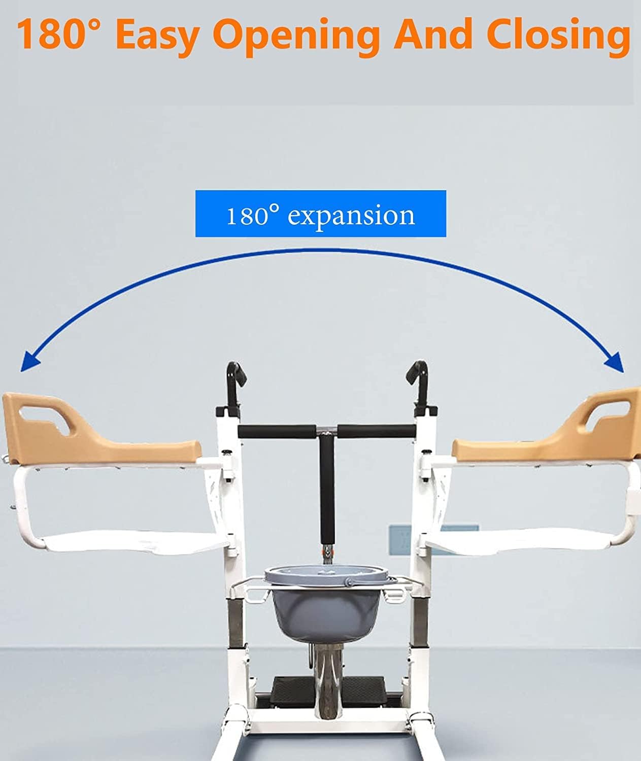 MobilityKart Fast Assembled Hydraulic Patient Lift & Transfer Wheelchair cure clouds Fast assembeled patient transfer wheelchair shower chair CureClouds