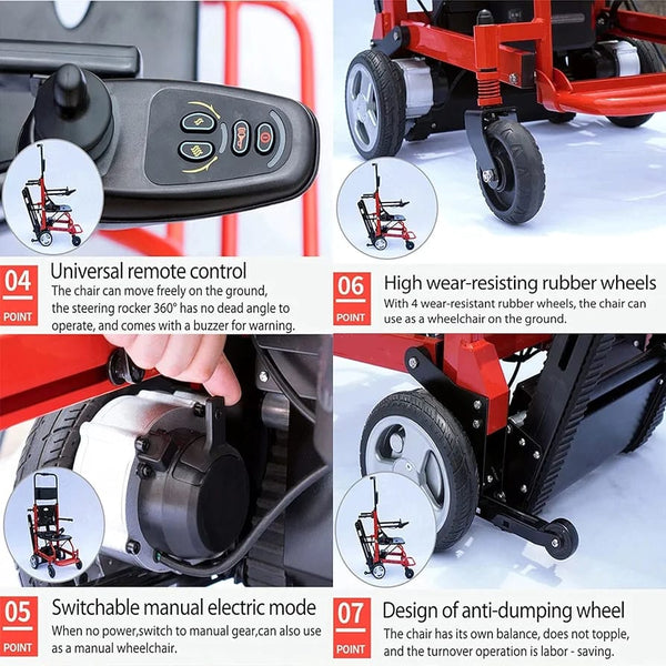2 in 1 Stair Climbing Wheelchair - Portable Stair Climbing wheelchair - Cure Clouds -2 in 1 Stair Climbing Wheelchair - Portable Stair wheelchair 