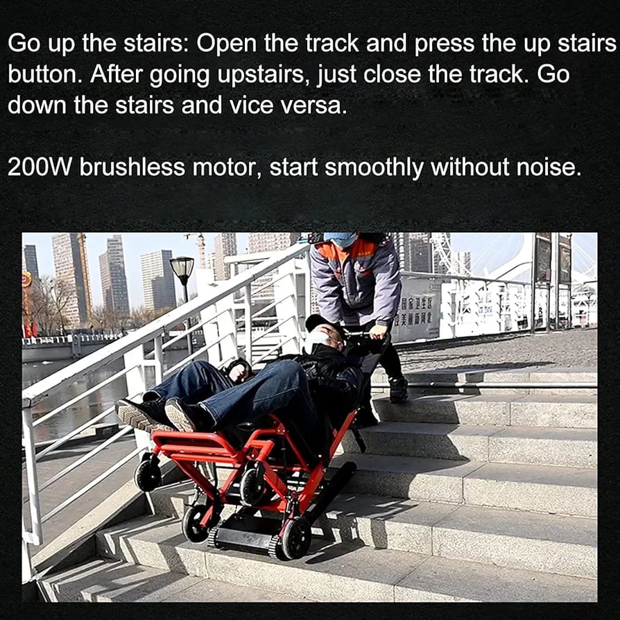 2 in 1 Stair Climbing Wheelchair - Portable Stair Climbing wheelchair - Cure Clouds -2 in 1 Stair Climbing Wheelchair - Portable Stair wheelchair 