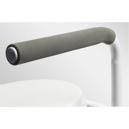 Bedside Height Adjustable Commode with Arm - Cure Clouds -null