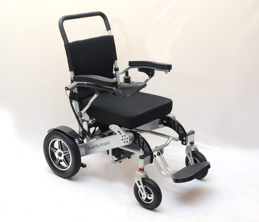 Esleh Auto Fold Electric Wheelchair - Cure Clouds - Cure Clouds -null