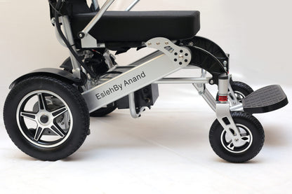Esleh Auto Fold Electric Wheelchair - Cure Clouds - Cure Clouds -null