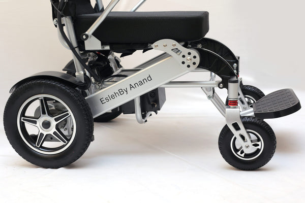 Esleh Auto Fold Electric Wheelchair - Cure Clouds - Cure Clouds -null