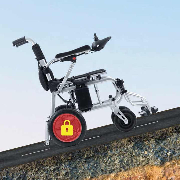 Esleh Indian Ultra Light Weight Foldable Power Wheelchair - Cure Clouds -null