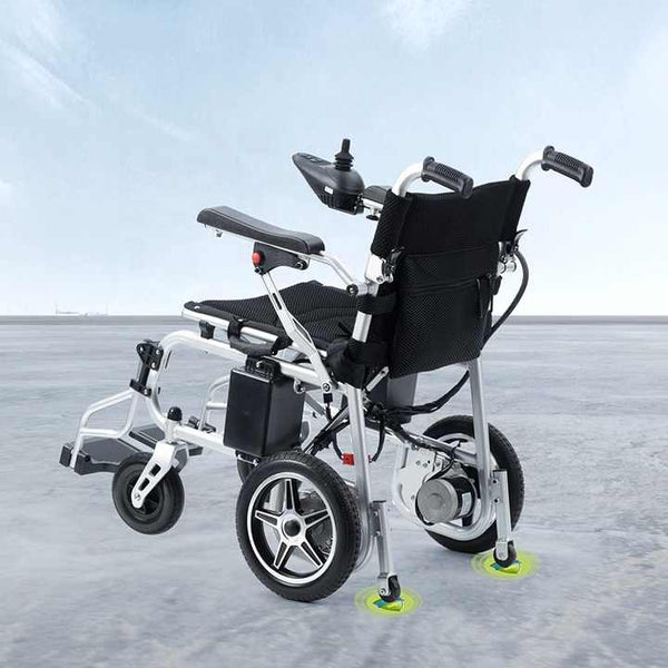 Esleh Indian Ultra Light Weight Foldable Power Wheelchair - Cure Clouds -null