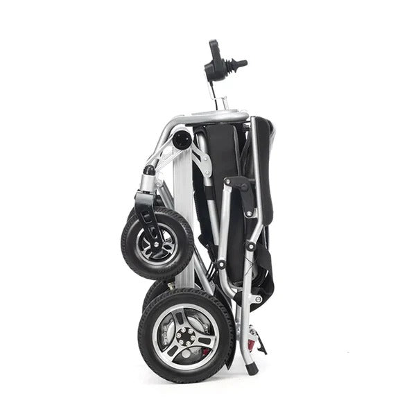 Esleh Travel Ultra Lightweight Easy to Carry Foldable Power Wheelchair - Cure Clouds - Cure Clouds -null