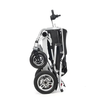 Esleh Travel Ultra Lightweight Easy to Carry Foldable Power Wheelchair - Cure Clouds - Cure Clouds -null