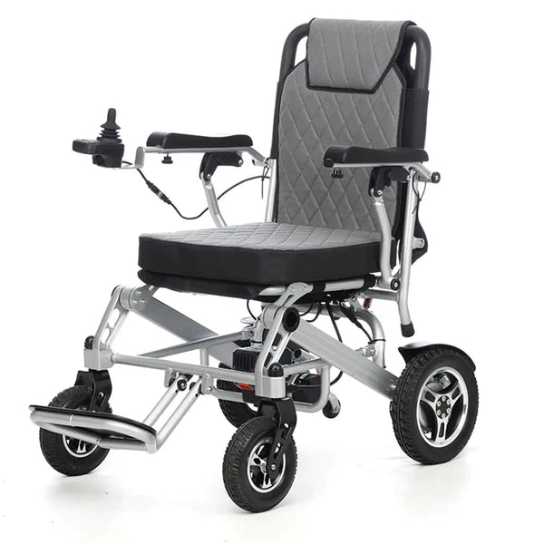 Esleh Travel Ultra Lightweight Easy to Carry Foldable Power Wheelchair - Cure Clouds - Cure Clouds -null