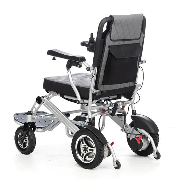 Esleh Travel Ultra Lightweight Easy to Carry Foldable Power Wheelchair - Cure Clouds - Cure Clouds -null