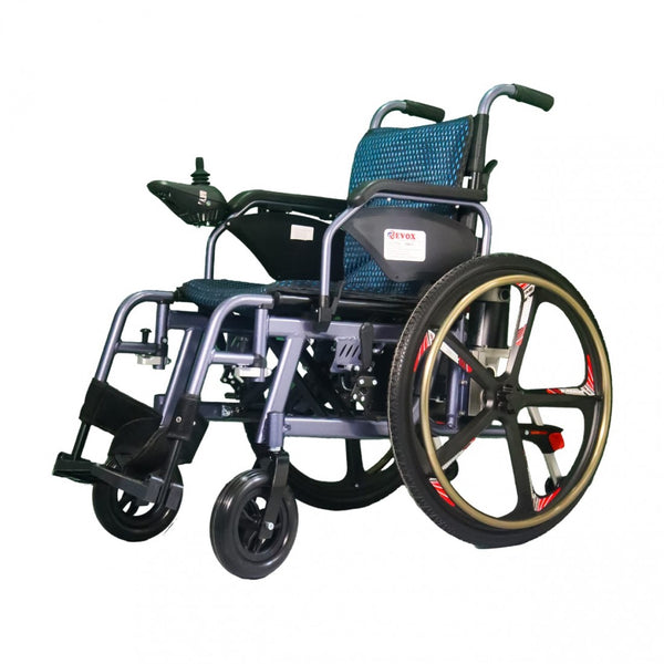 Evox WC 106 : Lightweight Aluminum Electric Wheelchair with 16 inch Seat & Lithium-Ion Battery