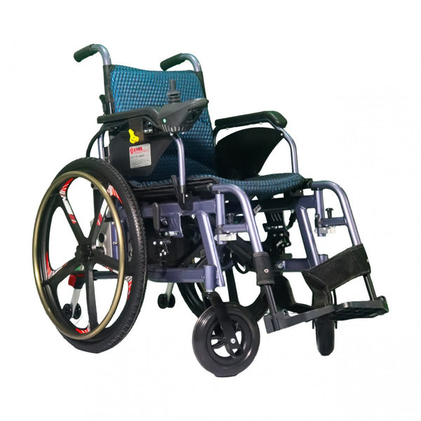 Evox WC 106 : Lightweight Aluminum Electric Wheelchair with 16 inch Seat & Lithium-Ion Battery