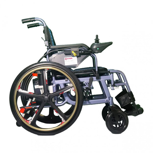 Evox WC 106 : Lightweight Aluminum Electric Wheelchair with 16 inch Seat & Lithium-Ion Battery