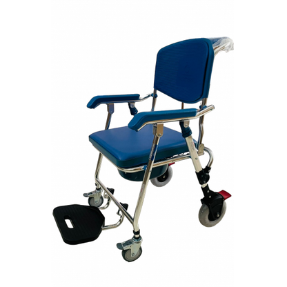 Lightweight Foldable Aluminium Shower Commode Chair - Cure Clouds -null