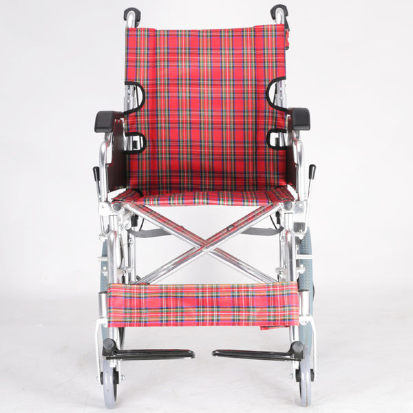 Lightweight Portable Aluminum Wheelchair 16 Inch Seat Width - Cure Clouds -null