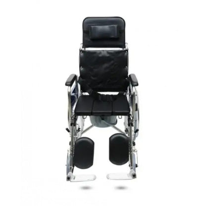 Reclining Wheelchair with Commode (U Cut seat) CureClouds