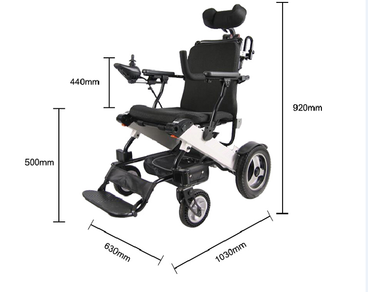 Smart Light Weight Compact Electric Wheelchair - Cure Clouds -null