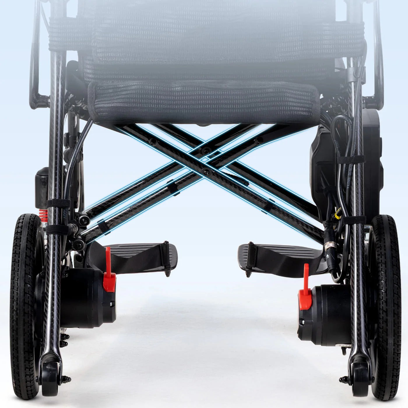 Frido Carbon Fiber X Electric Wheelchair | UltralightWheelchair | 14kg Weight | Lithium Battery | Airlines Approved