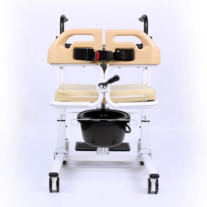 Karma Ryder TC-20 Hydraulic Patient Transfer Wheelchair | Hydraulic System | Height Adjustable | Easy Assembly