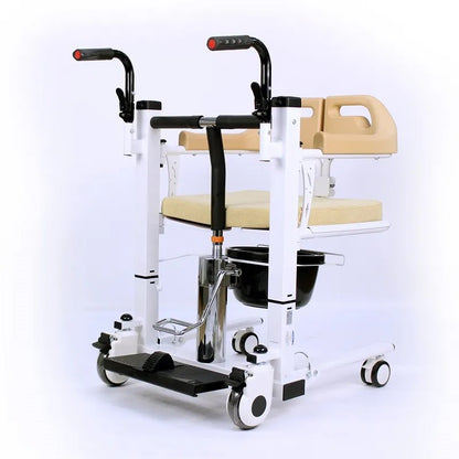 Karma Ryder TC-20 Hydraulic Patient Transfer Wheelchair | Hydraulic System | Height Adjustable | Easy Assembly
