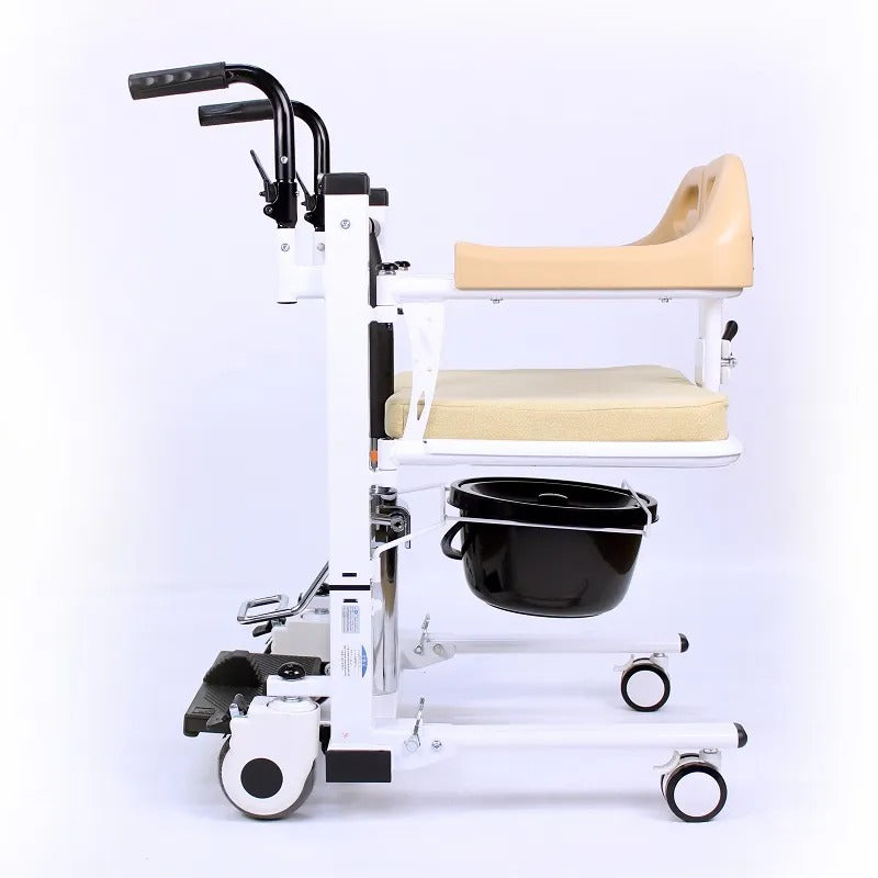 Karma Ryder TC-20 Hydraulic Patient Transfer Wheelchair | Hydraulic System | Height Adjustable | Easy Assembly