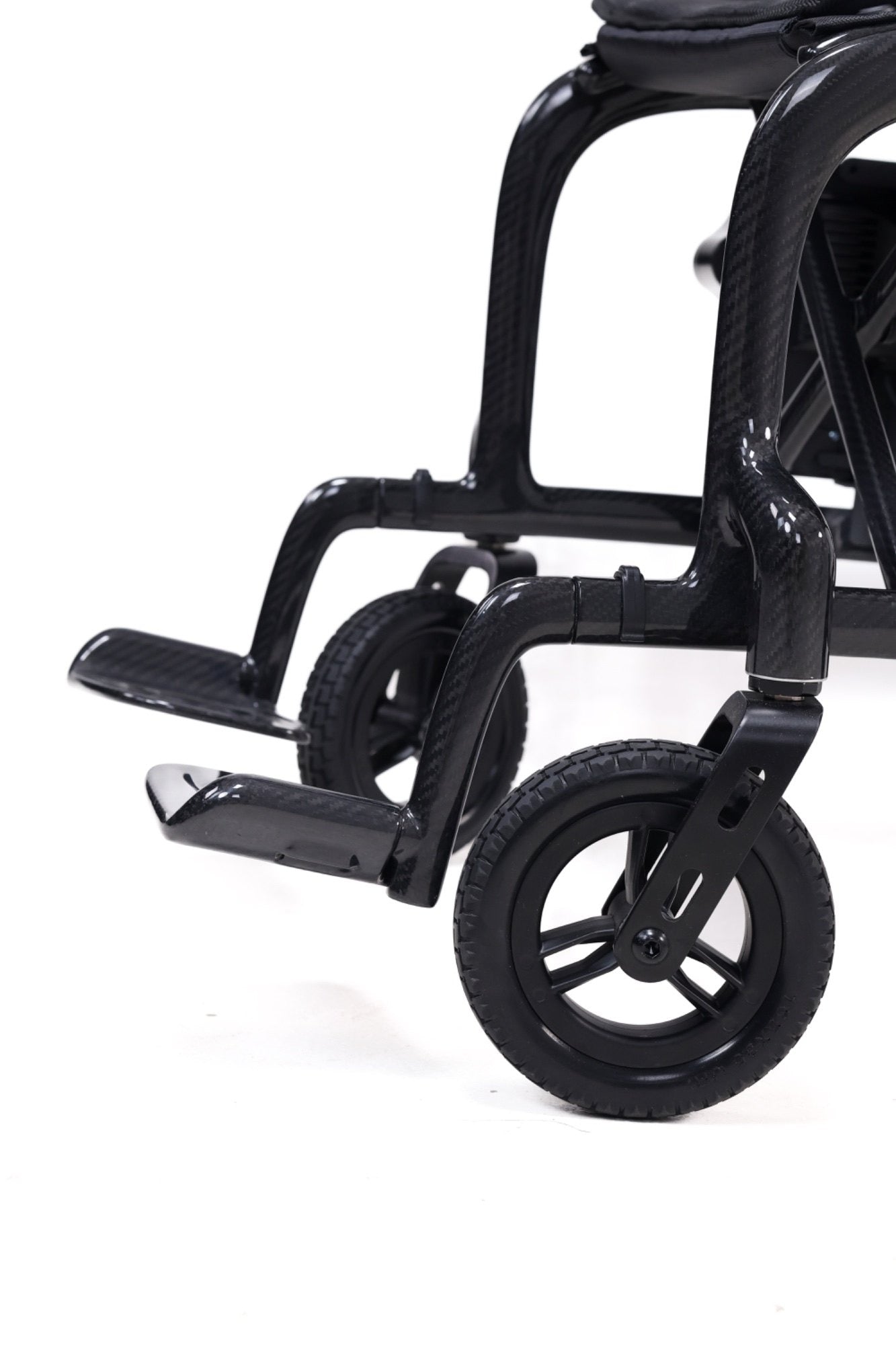 Evox WC-105C Lightweight Carbon Fiber Frame Electric Wheelchair | 16 Kg Weight | 110 Kg Weight Bearing Capacity | Lithium Battery