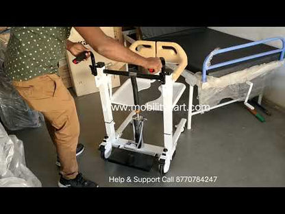 MobilityKart Fast Assembled Hydraulic Patient Lift & Transfer Wheelchair