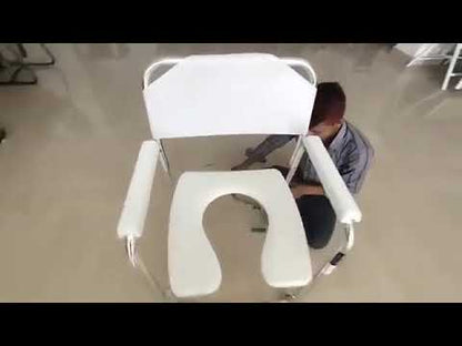 Karma Rainbow 10 Aluminium Commode Chair with Wheels