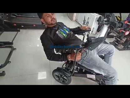 EVOX-108 Power Wheelchair | Reclining Backrest | 18 Inch Seat | Lithium Battery | Lightweight And easy Folding