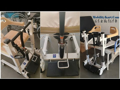 MobilityKart Fast Assembled Hydraulic Patient Lift & Transfer Wheelchair
