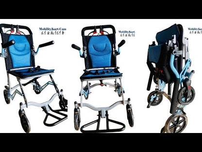 Mobility Kart Light Weight Aluminium New Style Smart Airoplane Transit Wheelchair