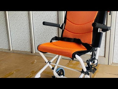 Ultra Lightweight Folding Transit Wheelchair with Carry Bag